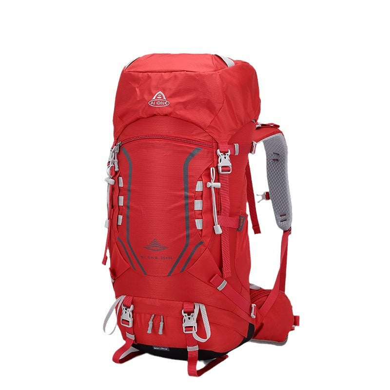 Ai Wang Outdoor Hiking Bag Suspension Carrying Large Capacity Travel Backpack Camping Trekking Bag Carrying Cycling Bag 40 Liters