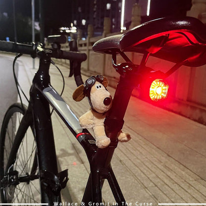 Cute bicycle decoration electric car pendant accessories single road balance handlebar doll head dog doll ornaments