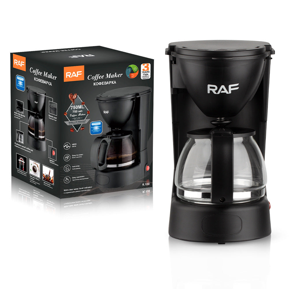 European standard drip coffee machine home automatic coffee pot drip filter insulation American tea office tea machine