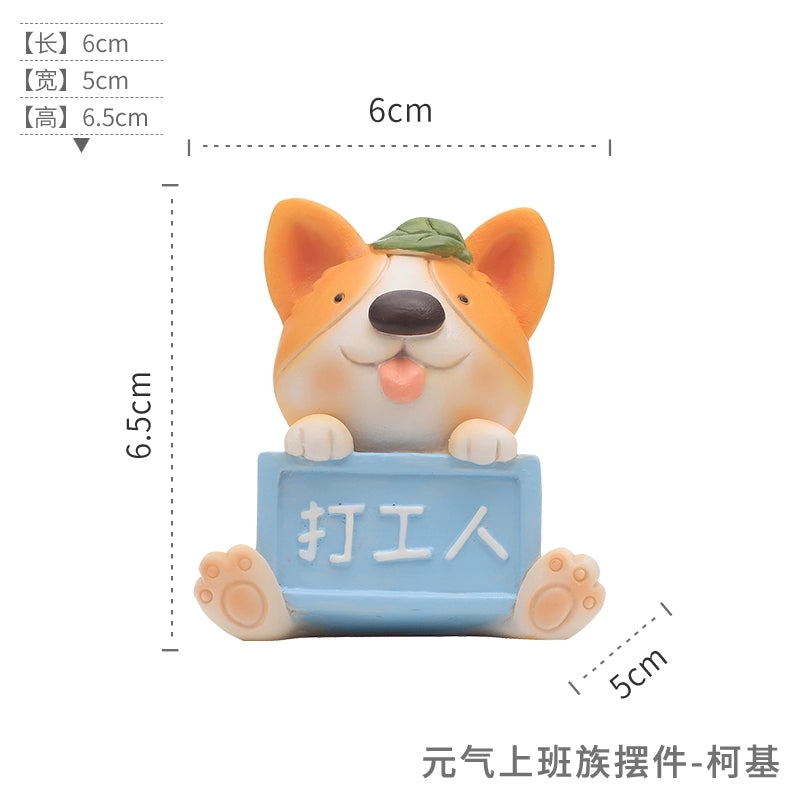 Cartoon animal Japanese small decoration creative home desk desktop decoration cute zakka small gift for others