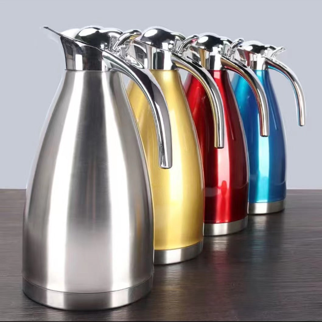 304 stainless steel 2L vacuum large capacity coffee pot thermos pot gift hotel multi-purpose hotel autumn and winter drop-off