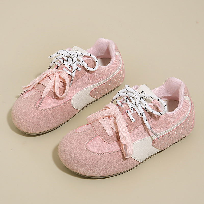 ins korean version new forrest gump shoes women's spring student sports running casual shoes thick-soled German training shoes