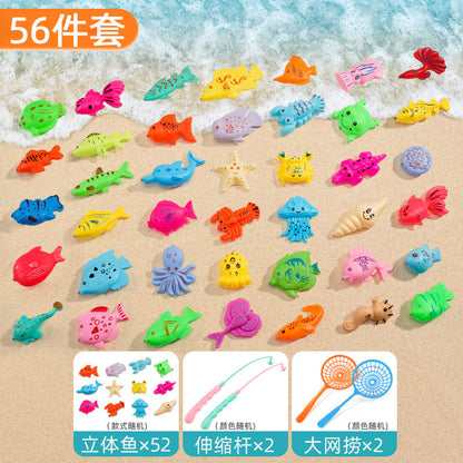 Strictly select boys, age puzzle fishing, toy pool, magnetic sucking baby, female early education, fishing sister and brother toys, children's gifts
