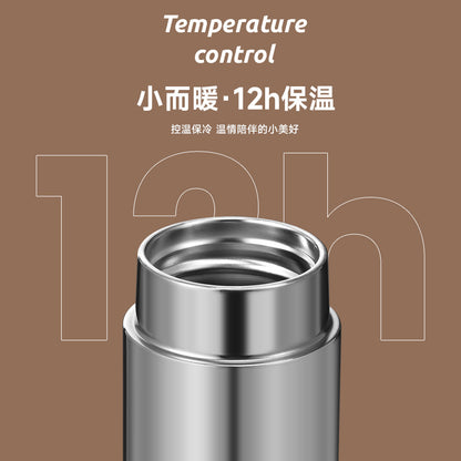 New Mini Thermos Mug Small Portable Simple Creative Water Cup Portable Pocket Cup Spot