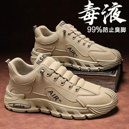 Outdoor men's shoesautumn travel waterproof anti-slip wear-resistant casual sneakers sneakers trend youth men's shoes