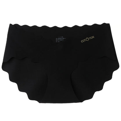 Women's Mulberry Silk Pure Cotton Bottom Antibacterial One-Piece Non-marking Low Waist Belly Support Maternity Underwear