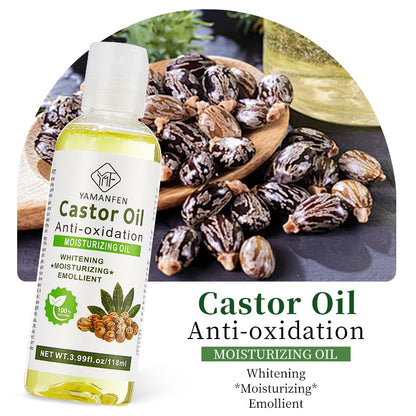 castor oil, natural emollient, vegetable oil, argan oil, avocado oil, facial body care, hair care, massage, essential oils, and skin care