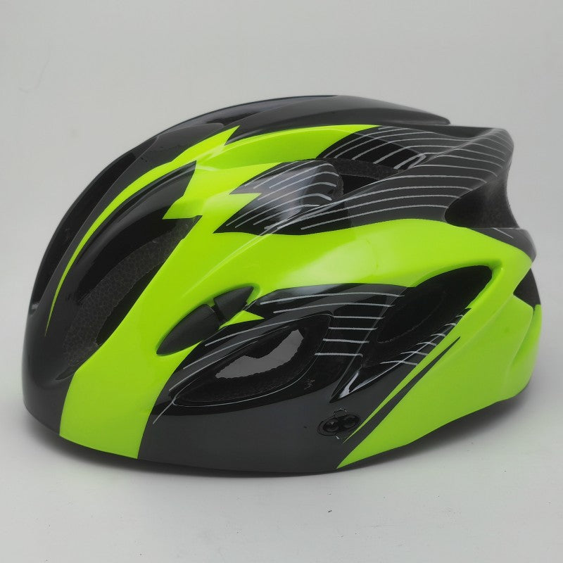 Outdoor cycling one-piece helmet is porous, breathable, ultra-light, and unisex in summer, and the size adjustable safety helmet