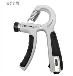 Adjustable electronic counting grip strength device, 10-100kg unisex muscle exercise fitness hand strength device
