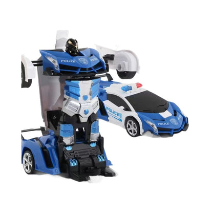 2.4G remote control deformation car King Kong racing charging remote control deformation car electric remote control car toy car