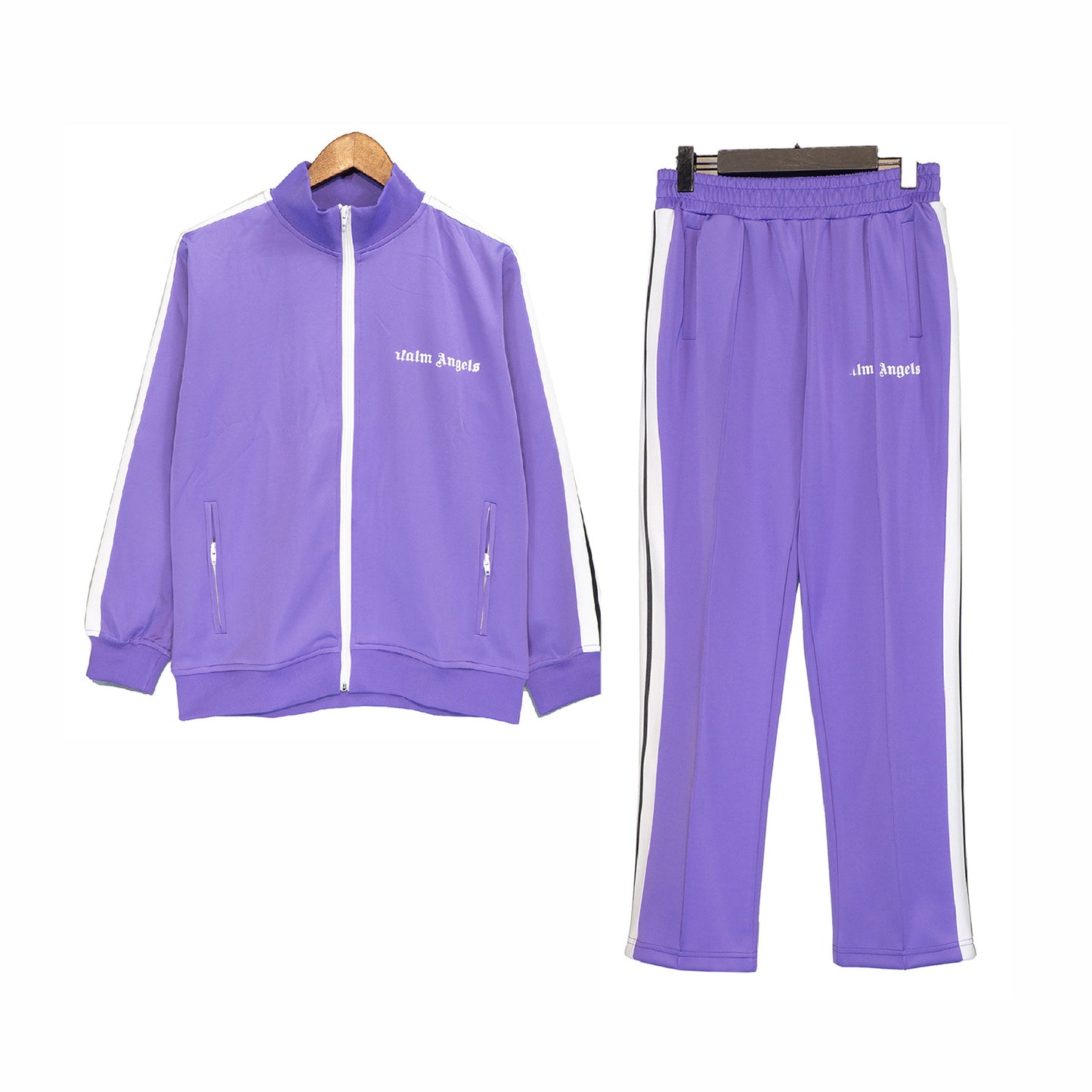 The correct version of the tide brand palm palm angel striped webbing high street casual sports jacket couple suit