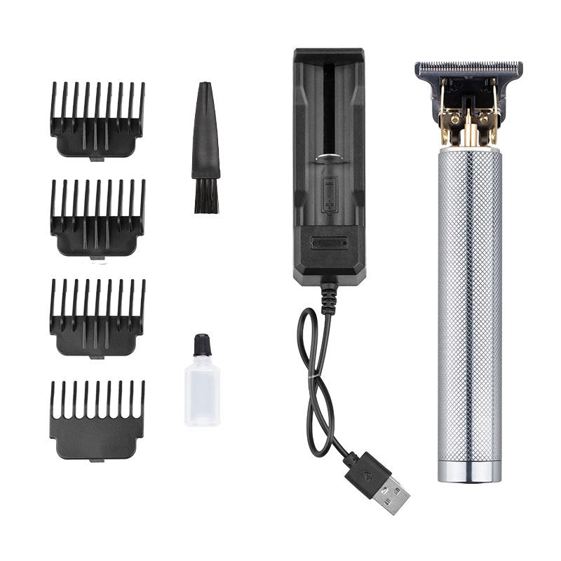 Hair clipper electric household shaved head electric clipper retro oil head charging engraving electric hair clipper cross border haircut clipper