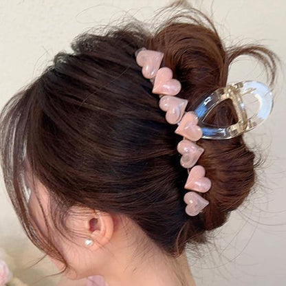 new spring and summer grab clip large shark clip is not loose sense of luxury, back of the head hair grip clip hair ornament women