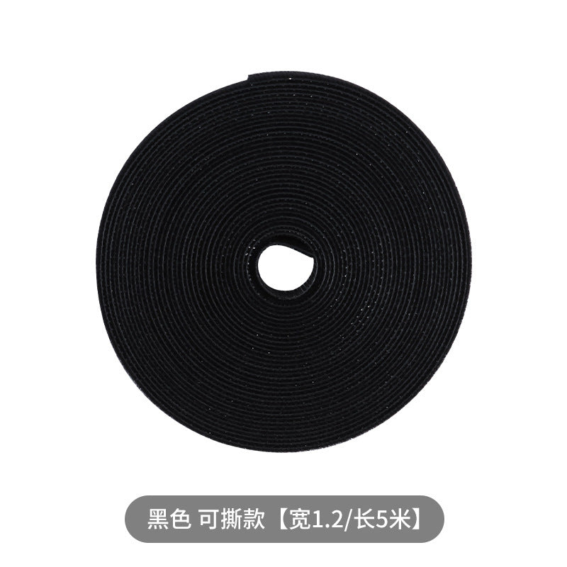 Data cable storage artifact magic sticker tie cable organizer computer cable harness with desktop wire routing fixed strap