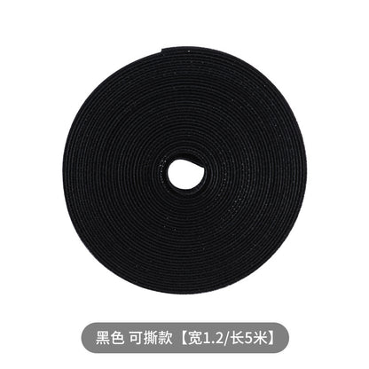 Data cable storage artifact magic sticker tie cable organizer computer cable harness with desktop wire routing fixed strap