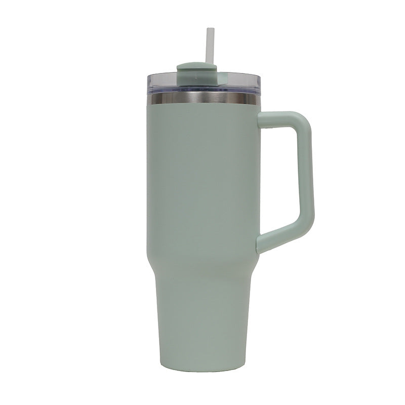 New hand-held car car mug Ice Fighter Cup mini thermos mug female high value cute stainless steel thermos water cup