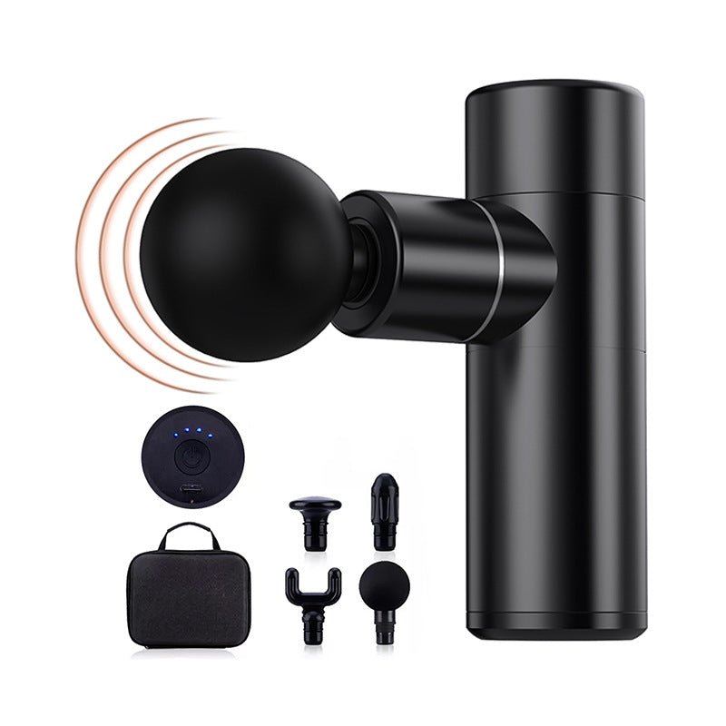 portable mute aluminum alloy massage gun fascia grab Shenzhen factory mini mini fascia gun