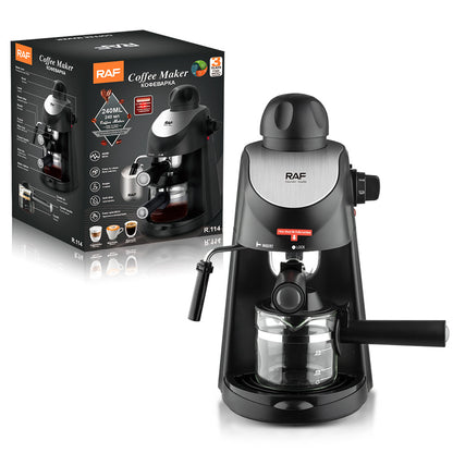 RAF European standard cross-border semi-automatic Italian cross-border new home commercial coffee machine milk froth pull flower pump pressure