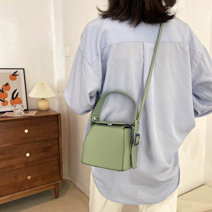Bag women's bag new simple Korean version cross-border commuting Japanese box bag commuting bag portable Messenger bag