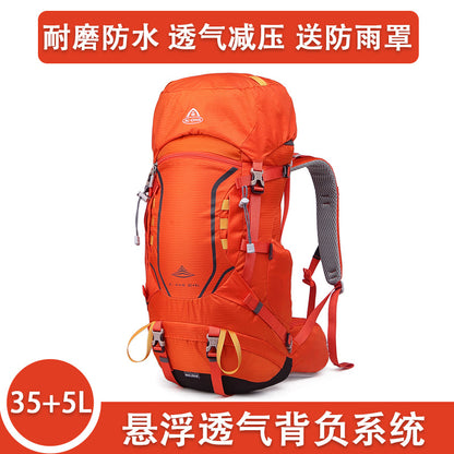 Ai Wang Outdoor Hiking Bag Suspension Carrying Large Capacity Travel Backpack Camping Trekking Bag Carrying Cycling Bag 40 Liters