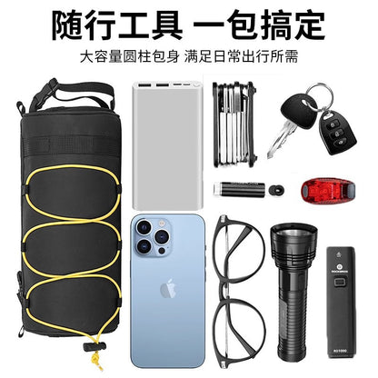 Off-road bike bag mountain bike front beam mobile phone bag top tube bag waterproof saddle bag riding accessories set