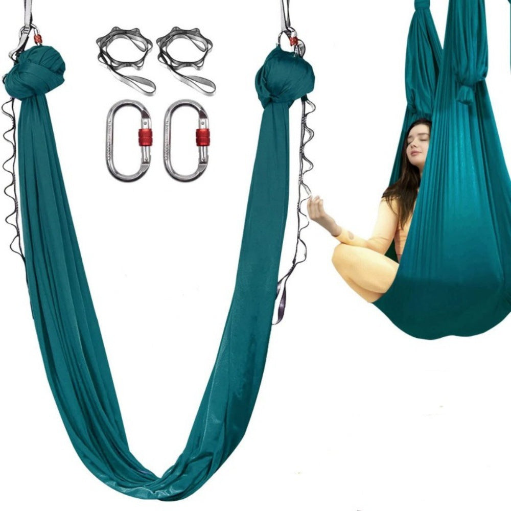 5 meters aerial yoga hammock 2.8 meters wide swing home indoor accessories fixed rope sling cloth for yoga studio special