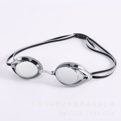myopia swimming goggles adult swimming goggles equipment high-definition waterproof anti-fog silicone goggles transparent swimming goggles box wholesale
