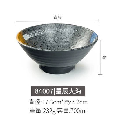 Melamine plate Japanese-style plastic barbecue plate imitation porcelain round flat plate barbecue plate restaurant hot pot tableware dish