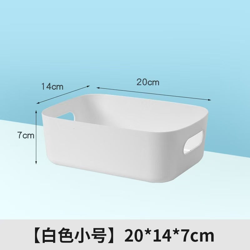 Table storage box, acrylic cosmetics, snacks, transparent basket, skin care products, mask, dormitory organization, sundries, shelf