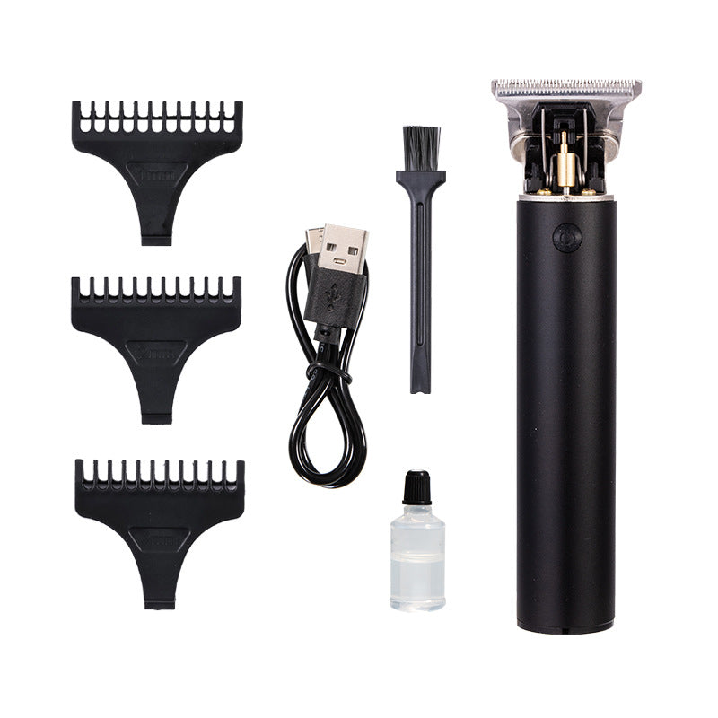 Hair clipper electric household shaved head electric clipper retro oil head charging engraving electric hair clipper cross border haircut clipper