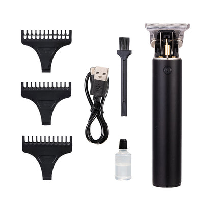 Hair clipper electric household shaved head electric clipper retro oil head charging engraving electric hair clipper cross border haircut clipper