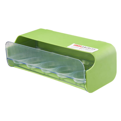 Refrigerator Storage Box Side Door Organizer Box Egg Carton Wall Mounted Kitchen Organizer Crisper Plastic