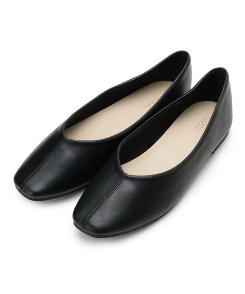 21 spring new Japanese style comfortable work commuting single shoes round toe shallow mouth grandma shoes soft bottom flat shoes women's shoes