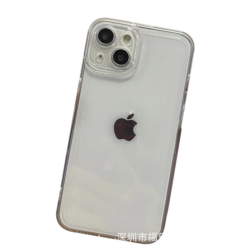 Transparent applicable apple 15 16 drop proof 14 phone case iphone13 pro phone case PM soft shell 11 wholesale 13