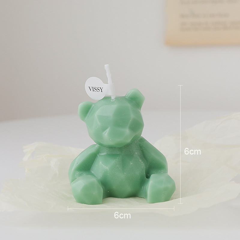 Bear scented candle spot handmade ins decoration creative gift box set cross-border birthday scented candle