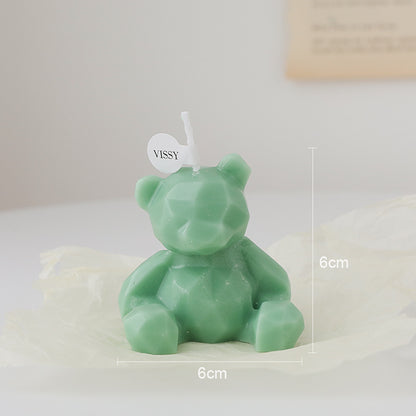 Bear scented candle spot handmade ins decoration creative gift box set cross-border birthday scented candle