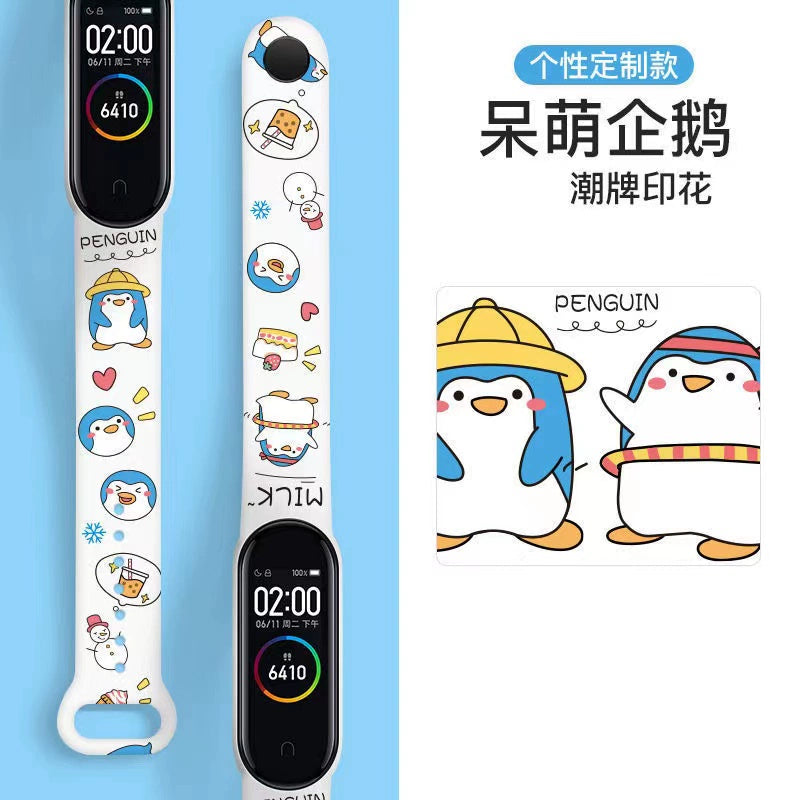 Smart bracelet junior high school female student sports electronic male waterproof Huawei Xiaomi vivo suitable for charging watch
