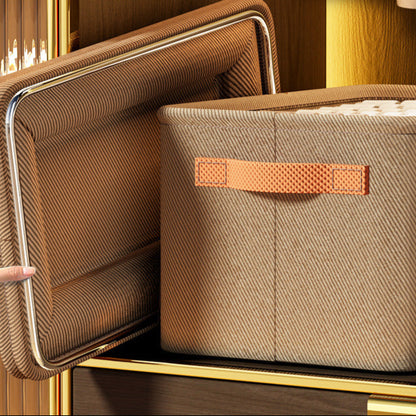 clothing storage basket, thickened steel frame storage box, miscellaneous clothing and pants storage artifact, a must-have for home and dormitory