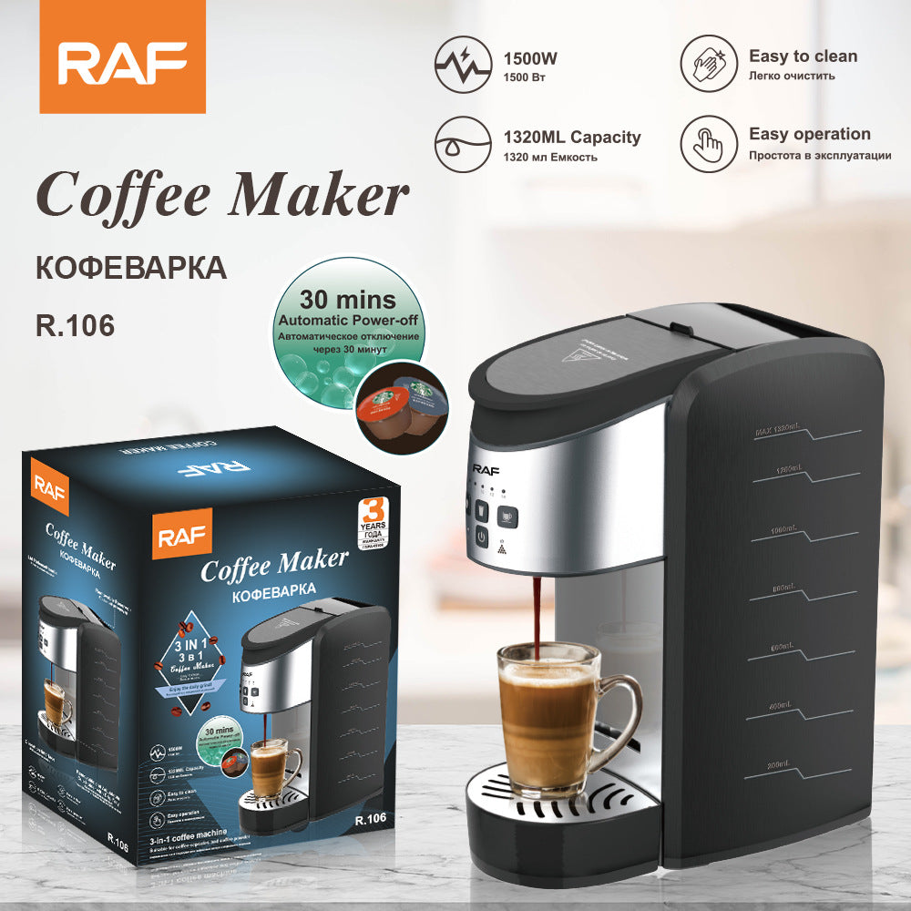 European Standard Transnational Foreign Trade Italian Capsule Coffee Machine Portable Office Commercial Small Household