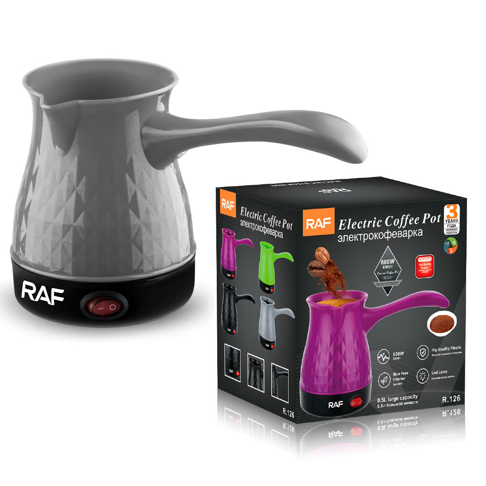 RA European standard cross-border Turkish electric coffee pot small-capacity mini hand-washed double-layer stainless steel household kettle