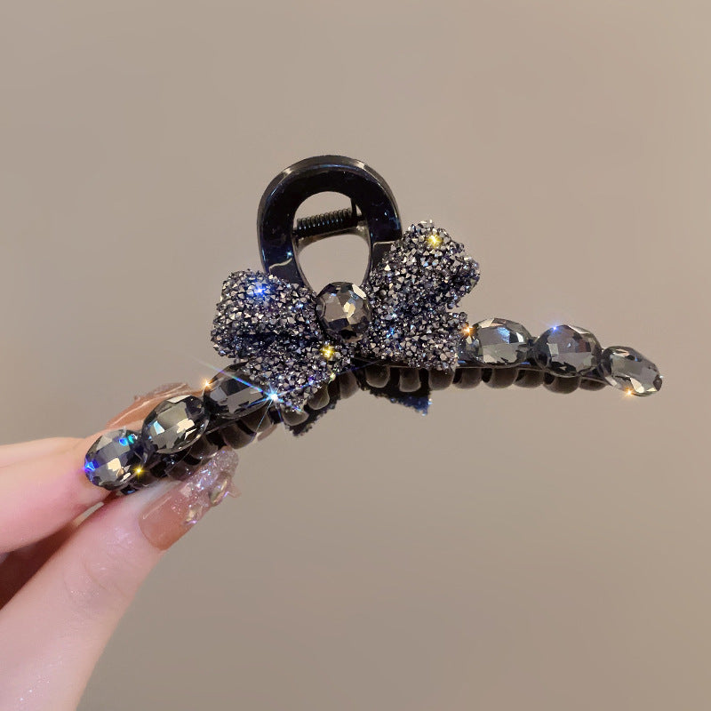 new spring and summer grab clip large shark clip is not loose sense of luxury, back of the head hair grip clip hair ornament women