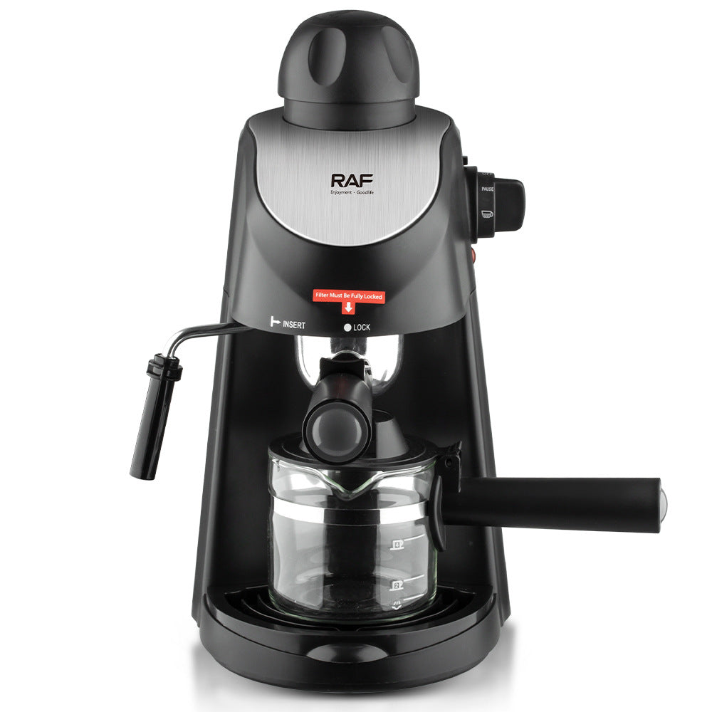 RAF European standard cross-border semi-automatic Italian cross-border new home commercial coffee machine milk froth pull flower pump pressure