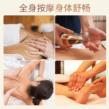 Massage essential oil, facial whole body, ginger olive, aromatherapy, gua sha, massage, open back, rose beauty salon special