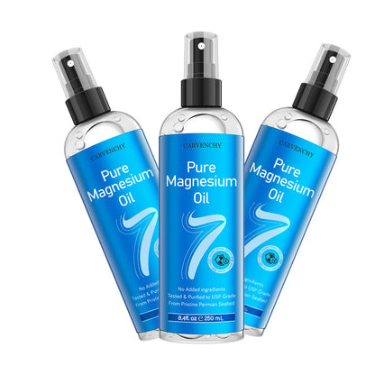 Pure Magnesium Oil Spray relieves fatigue, relaxes muscles, nourishes skin, and nourishes the skin