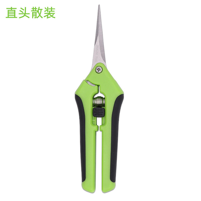 Stainless steel fruit shears gardening flower arrangement orchard pruning shears multi-purpose gardening garden scissors
