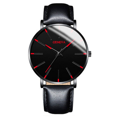 fashion blue needle men's watch men's watch quartz watch mesh belt spot one piece