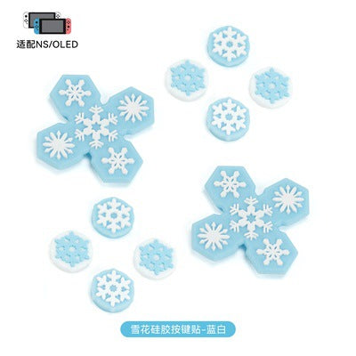 Extremely want genuine switch cat claw heart-shaped button stickers ns cross color stickers rocker cap protective sleeve accessories