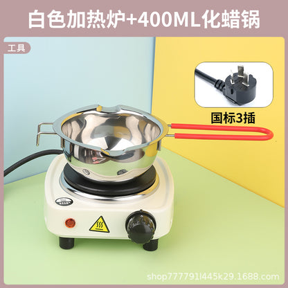 Aromatherapy candle diy tool package wax pot heating furnace soybean wax hand-cooked wax melting wax wax electric heating furnace