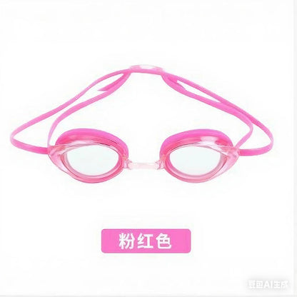 myopia swimming goggles adult swimming goggles equipment high-definition waterproof anti-fog silicone goggles transparent swimming goggles box wholesale