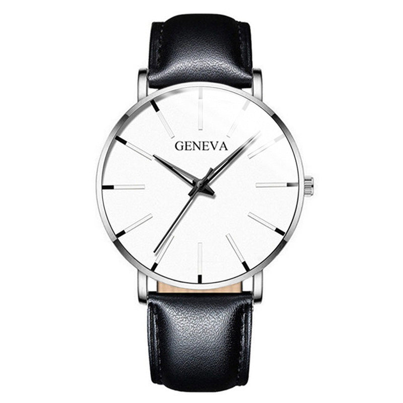 fashion blue needle men's watch men's watch quartz watch mesh belt spot one piece